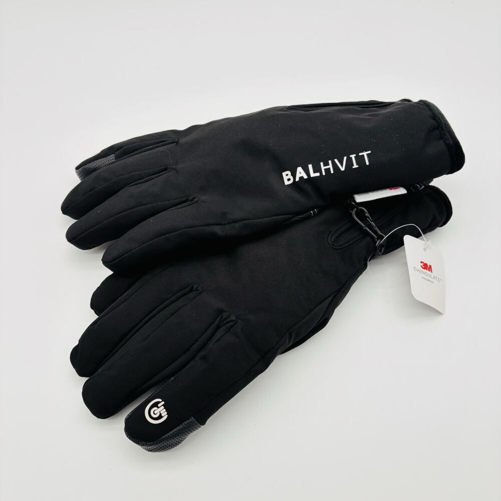 Balhvit 3M Thinsulate Winter Gloves Mens Large Touch Screen Breathable Black